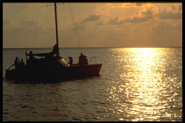 328090 Sunset Cruise, Negril A4 Photo Print