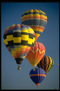 329004 Weekend Mass Ascension Of Balloons, Albuquerque A4 Photo Print