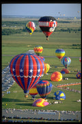 329005 Hot Air Balloon Festival, Quebec A4 Photo Print