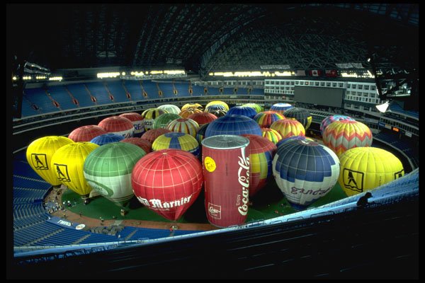 329015 Guinness World Record, 37 Balloons In SkyDome A4 Photo Print