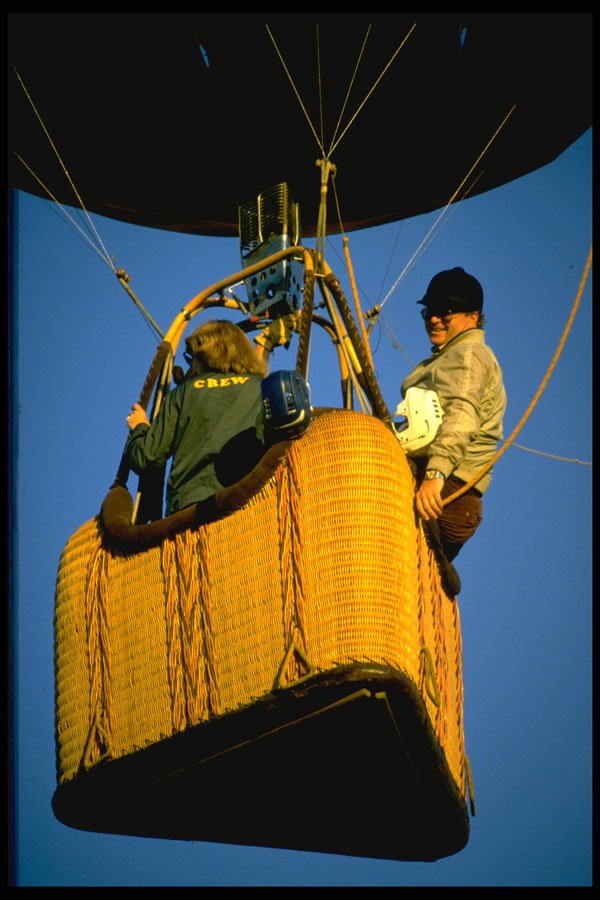 329023 Balloon Lift off And Pilot, Quebec A4 Photo Print