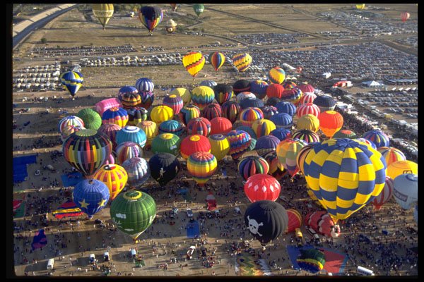 329030 Launch Field, Massed Balloons, Albuquerque A4 Photo Print