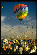 329037 Watching Balloons Mounting, Albuquerque A4 Photo Print