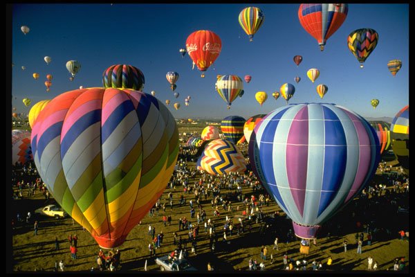 329040 Balloons Of Color, Albuquerque A4 Photo Print