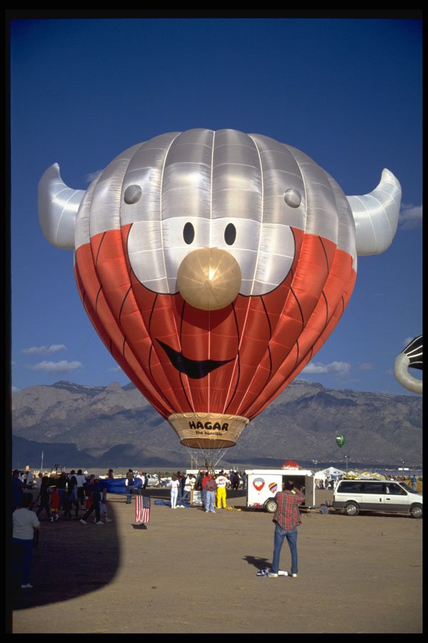 329070 Hagar The Horrible Balloon A4 Photo Print