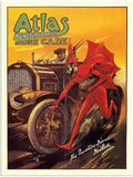 33 atlas tyres 1910s 2 Vintage Advert A4 Photo Print