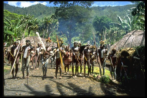 330017 Tribal Dance A4 Photo Print