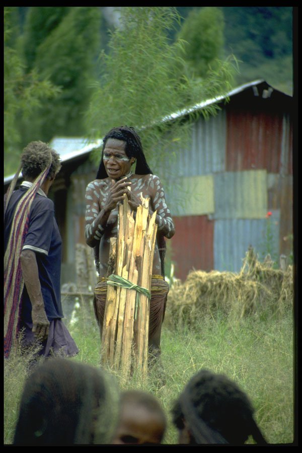 330019 Woman Firewood Dealer A4 Photo Print