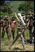 330041 Warriors At Hunt A4 Photo Print