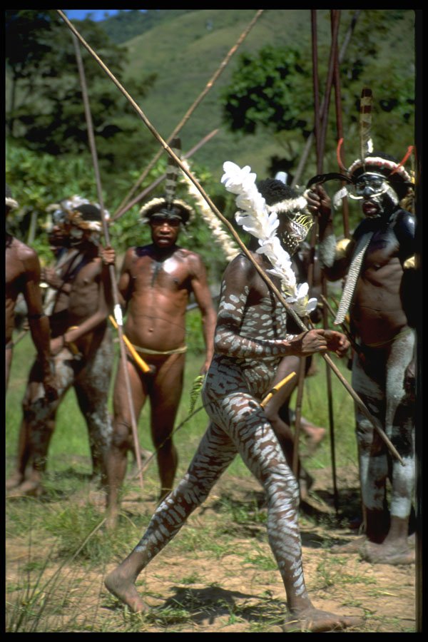 330041 Warriors At Hunt A4 Photo Print