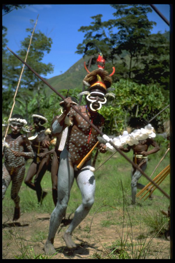 330042 Warriors At Hunt A4 Photo Print