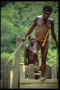 330045 Villagers, Market Bound A4 Photo Print