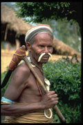 330047 Yali Tribesman A4 Photo Print