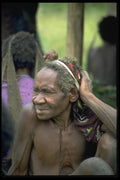 330050 Woman Villager A4 Photo Print