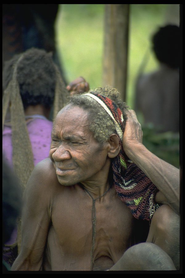 330050 Woman Villager A4 Photo Print