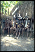 330087 Tribal Hunters On Break A4 Photo Print