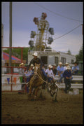 331025 Calf Roping A4 Photo Print