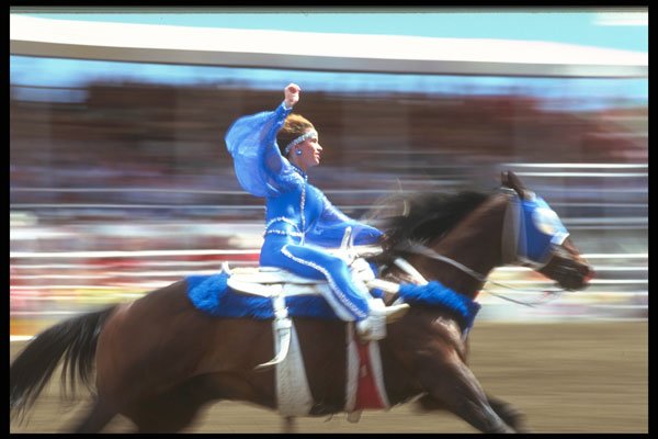 331048 Trick Riding A4 Photo Print