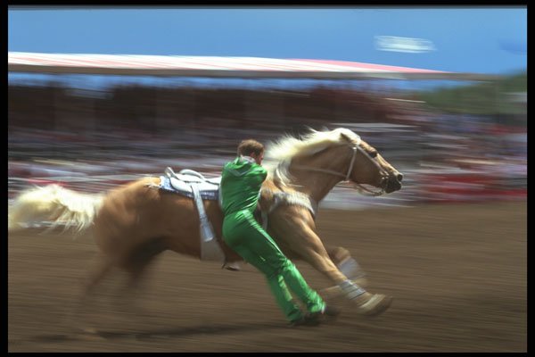 331052 Trick Riding A4 Photo Print