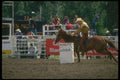 331061 Ladies Barrel Racing A4 Photo Print