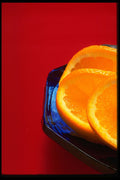 332066 Orange Slivers A4 Photo Print