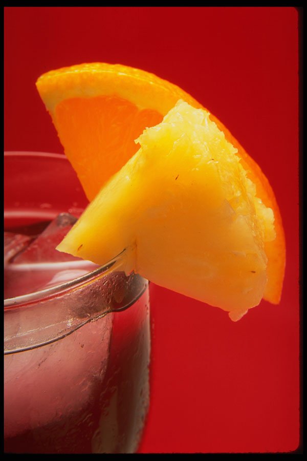 332081 Pineapple Orange A4 Photo Print