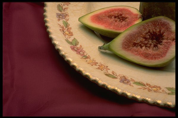332082 Figs On A Plate A4 Photo Print