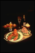 333008 Lobster & Champagne A4 Photo Print