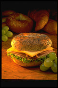 333012 Deli Burger A4 Photo Print