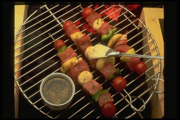 333015 Brochettes A4 Photo Print