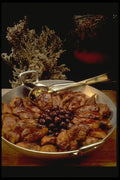 333021 Chicken With Grapes A4 Photo Print