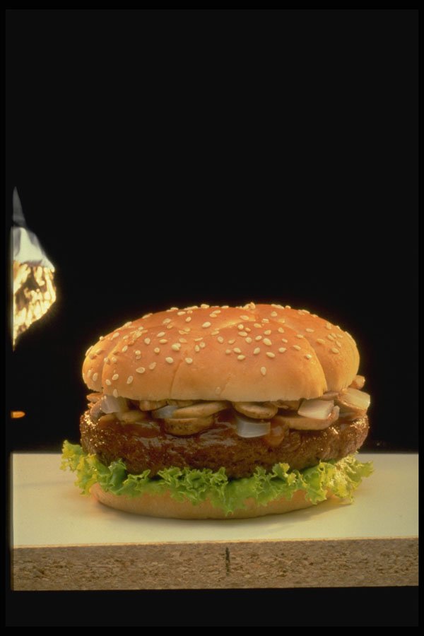 333027 Burger With Mushrooms A4 Photo Print