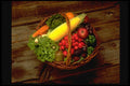 333035 Vegetable Basket A4 Photo Print