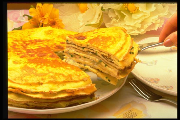 333063 Omelet With Herbs A4 Photo Print