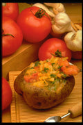 333068 Stuffed Potatoes A4 Photo Print