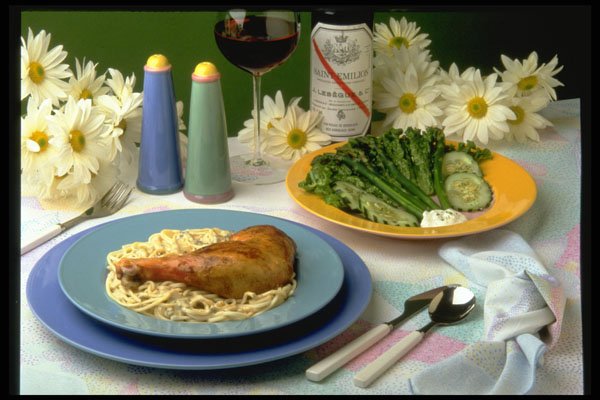 333089 Chicken With Pasta A4 Photo Print