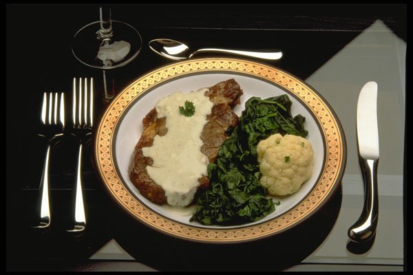 333090 Steak With Berce Sauce A4 Photo Print