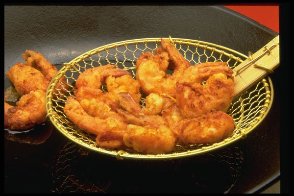 333092 Sauted shrimps A4 Photo Print