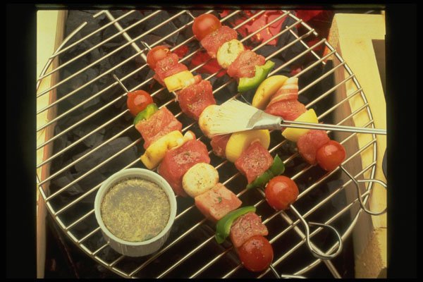 333099 Barbecue Brochettes A4 Photo Print