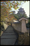 334013 Himeji path, Himeji (White Egret) Castle A4 Photo Print
