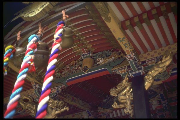 334031 Sendai detail Of Temple Facade A4 Photo Print