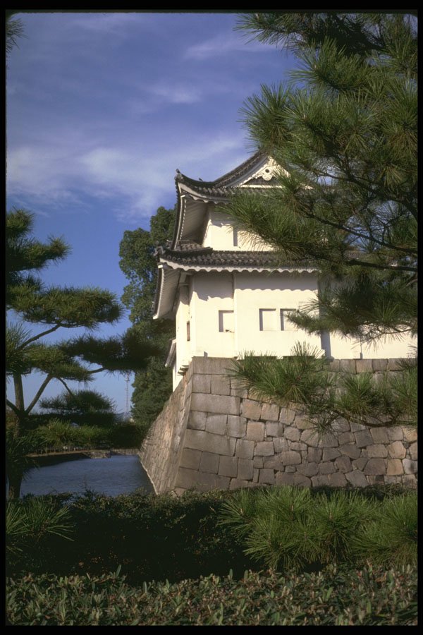 334046 Kyoto Nijo Castle Turret A4 Photo Print