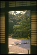 334065 Kyoto Nanzen Ji Complex, View Of Garden Through Shoji A4 Photo Print