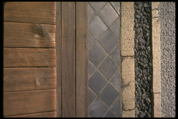 334074 Kyoto Ryoan Ji Temple, Wood, Stone And Tile Steps A4 Photo Print
