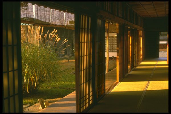 334092 Takayama courtyard Through Interior Of Governor's House A4 Photo Print