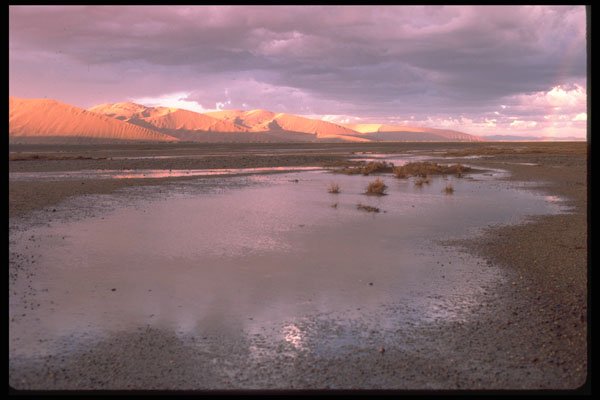 335052 Lakes In The Valley Created By Rain A4 Photo Print
