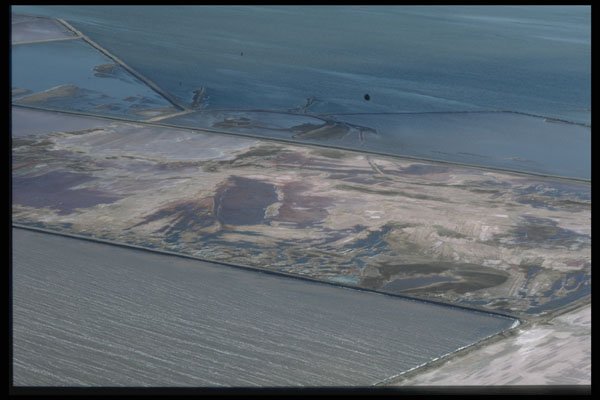 335062 Aerial View Of Salt Marshes A4 Photo Print