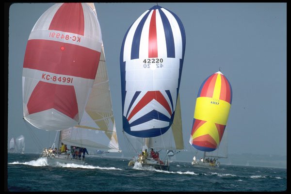 338007 Downwind In Block Island Sound A4 Photo Print