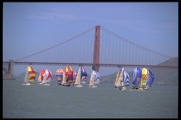 338048 Starting Point Golden Gate A4 Photo Print