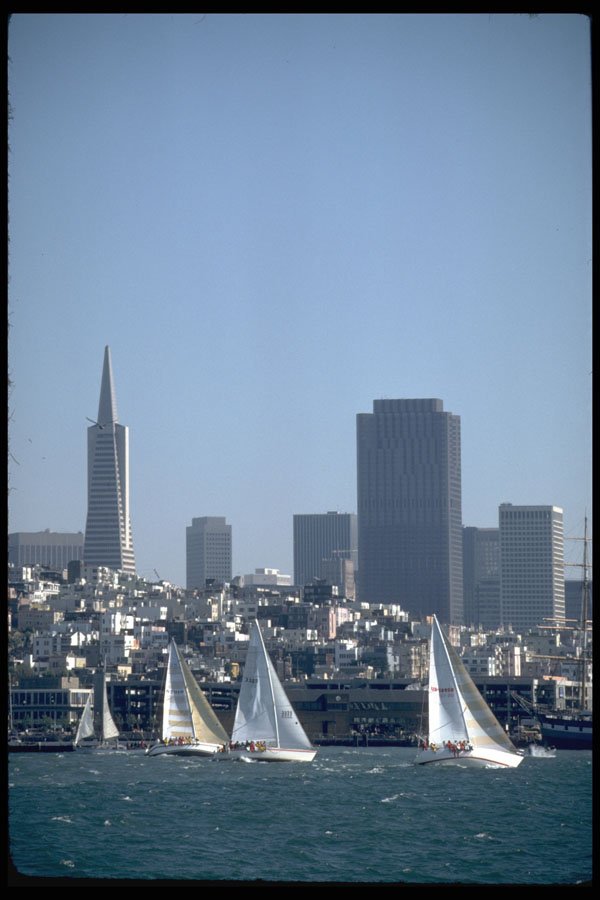 338051 San Francisco Sailing A4 Photo Print